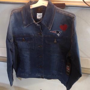 NFL Juniors Patriots Jean Jacket
